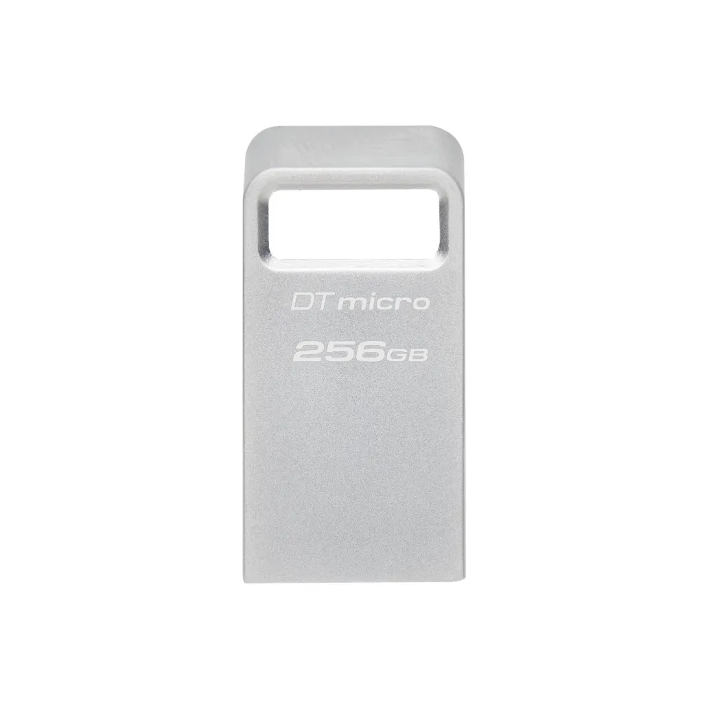 Spominski ključek 256GB USB 3.2 Kingston DT Micro 200MB/s - kovinski/micro/srebrn (DTMC3G2/256GB)