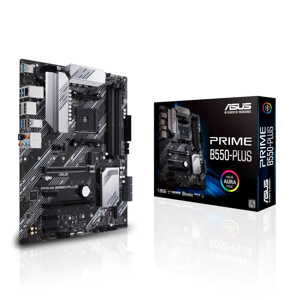 Osnovna plošča AM4 Asus PRIME B550-PLUS ATX 1xHDMI 2.1 1xDisplayPort 1.2
