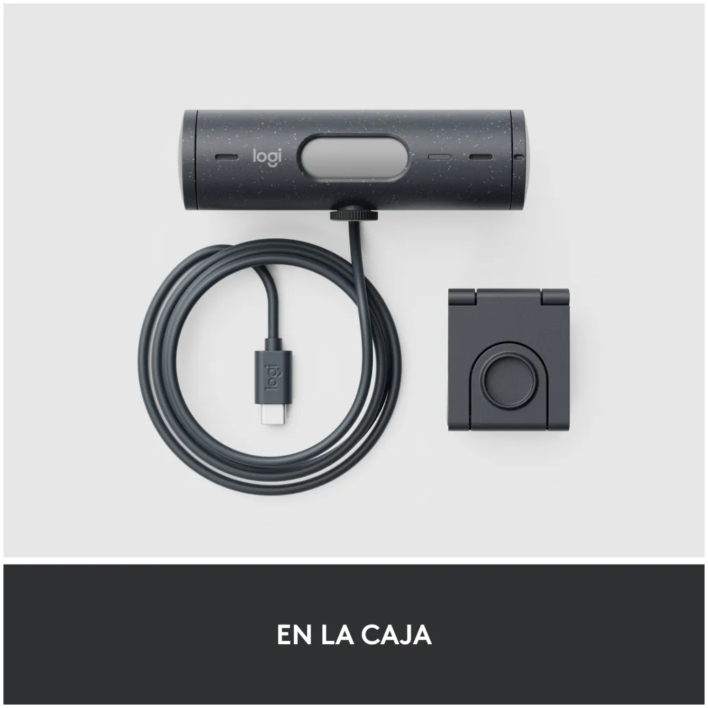 Spletna kamera Logitech BRIO 500 4MP FHD 30FPS 90° USB-C grafitna Autofokus 4xdigitalni zoom dvojni mikrofon pokrov za lečo (960-001422)