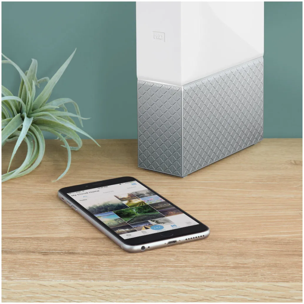 Prenosni disk 8,9cm (3,5") 3TB LAN WD NAS MyCloud HOME (WDBCTL0030HWT)