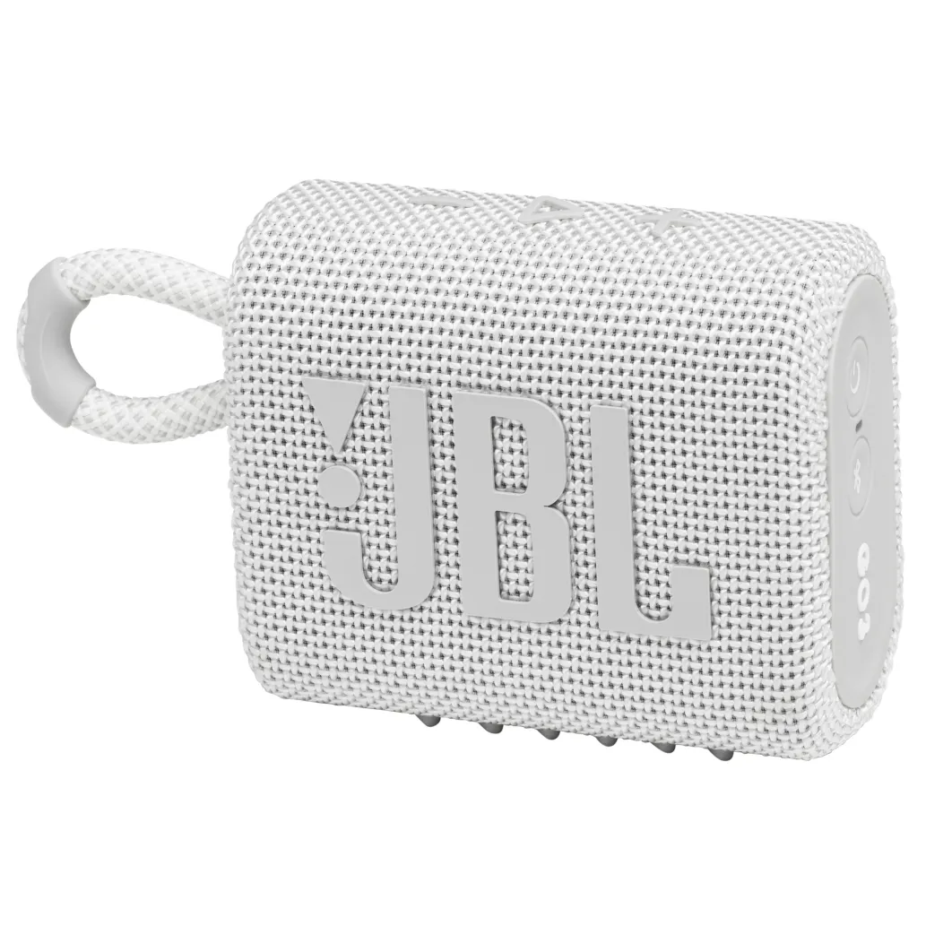Zvočnik prenosni bluetooth JBL GO3 3W - 1.0 (bela)