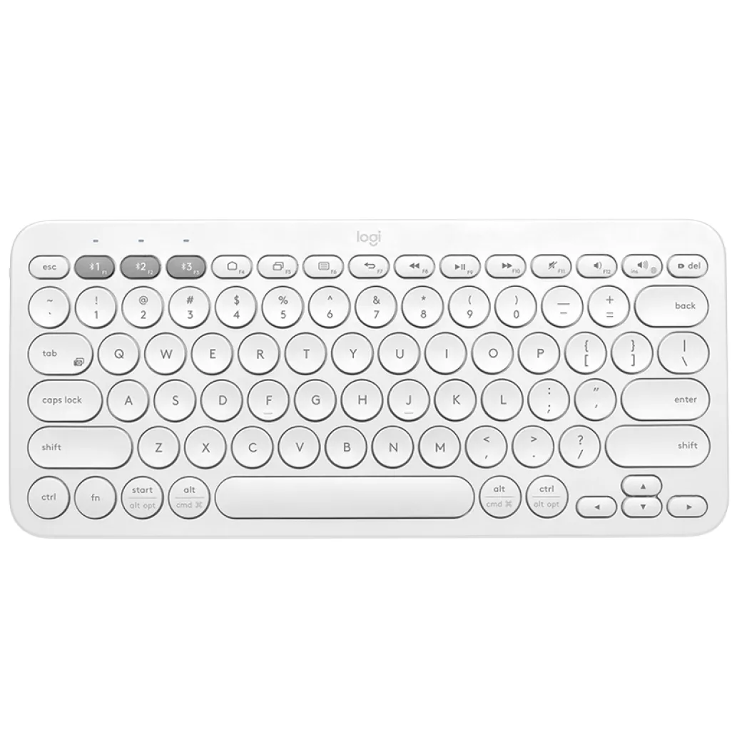 Tipkovnica Logitech K380 Multi-Device, bela, SLO gravura (920-009868)