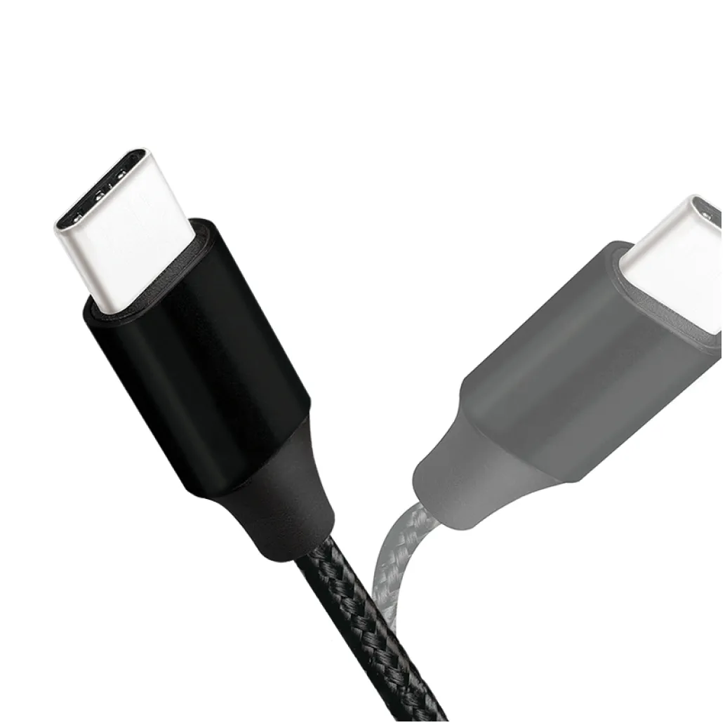 Kabel USB-C (m) => USB-A (m) 2.0 tekstil ovoj 1,0m 5V/3A 480MBs LogiLink črn (CU0140)