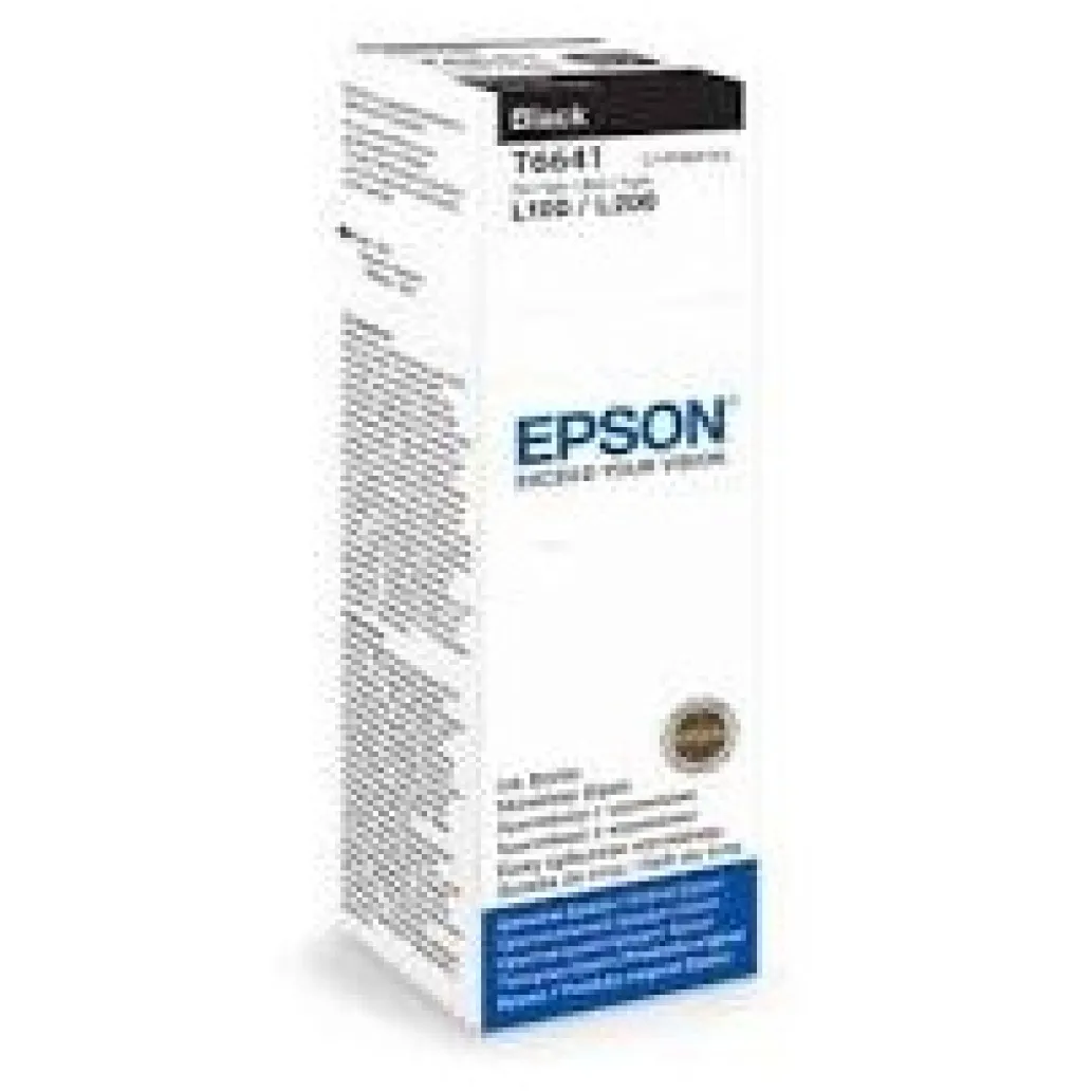 ČRNILO EPSON T 664 14 Črna STEKLENIČKA, 70 ML ZA L100,L200,L210,L300... (C13T66414A)