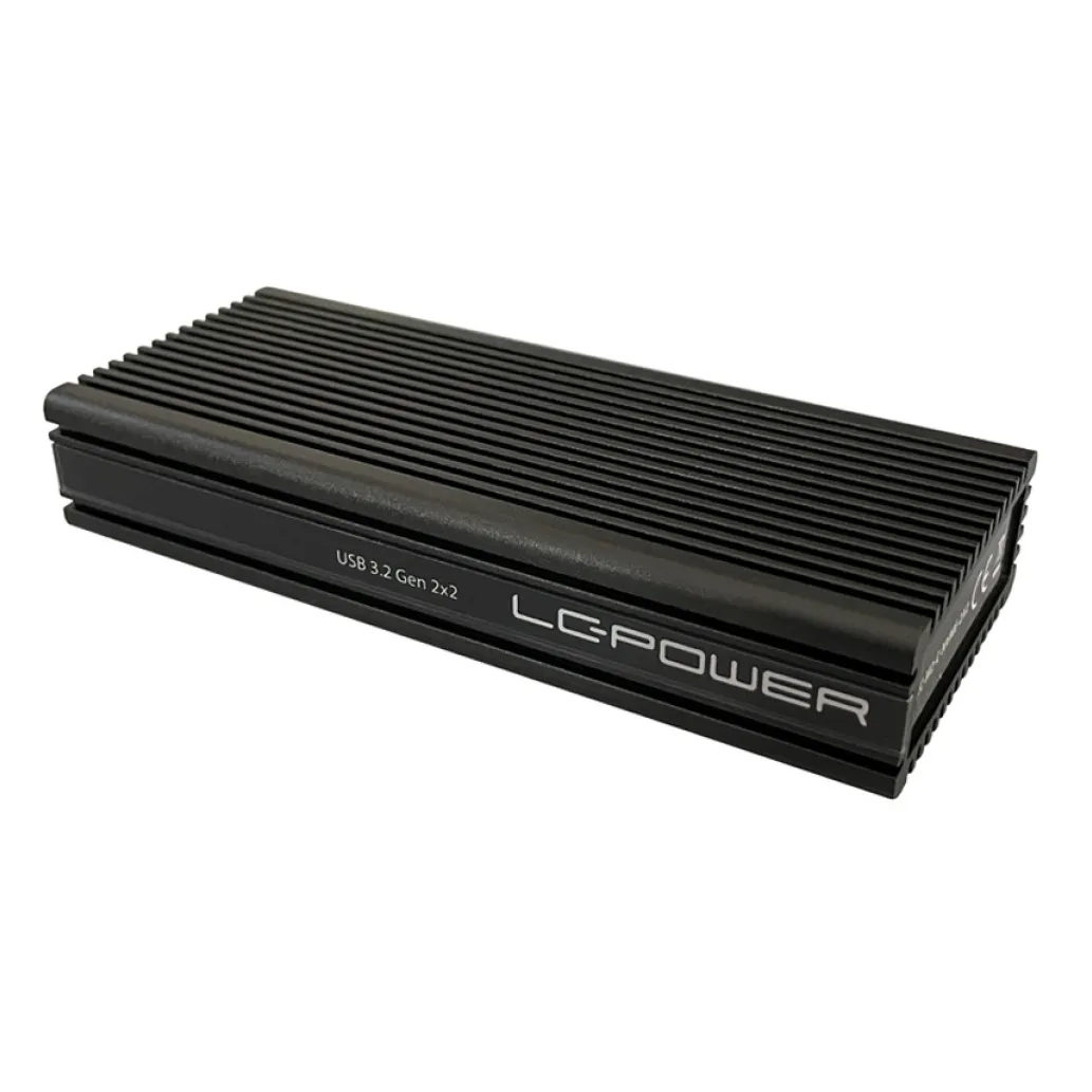 Ohišje za SSD disk M.2 => USB-C PCIe NVMe 3.2 2X2 20Gb/s LC Power (LC-M2-C-NVME-2X2)