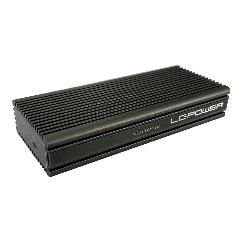Ohišje za SSD disk M.2 => USB-C PCIe NVMe 3.2 2X2 20Gb/s LC Power (LC-M2-C-NVME-2X2)