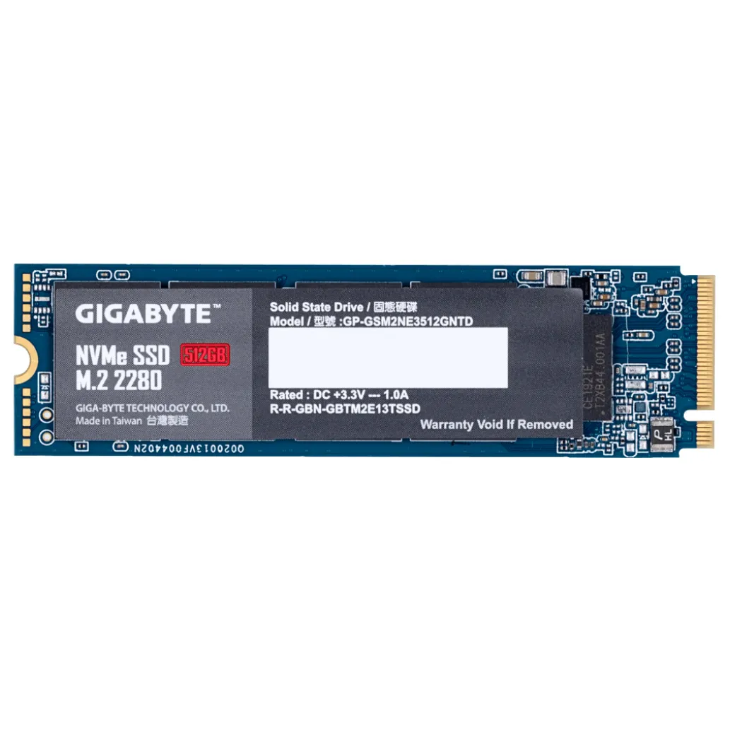 Disk SSD M.2 NVMe PCIe 3.0 512GB GigaByte GP 2280 1700/1500MB/s (GP-GSM2NE3512GNTD)
