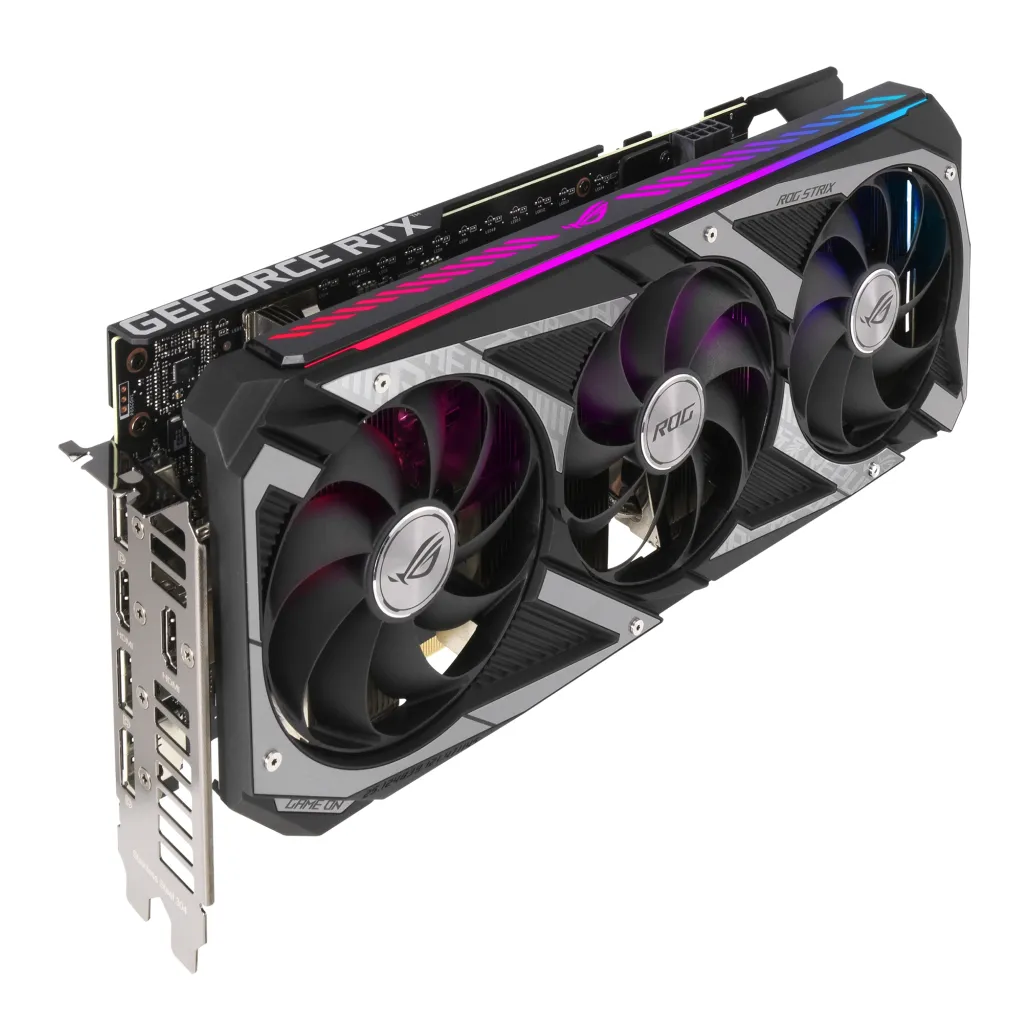 nVidia RTX3060 12GB GDDR6 Asus ROG STRIX Gaming LHR 2x HDMI 3x DisplayPort 3xFAN (90YV0GC2-M0NA10)