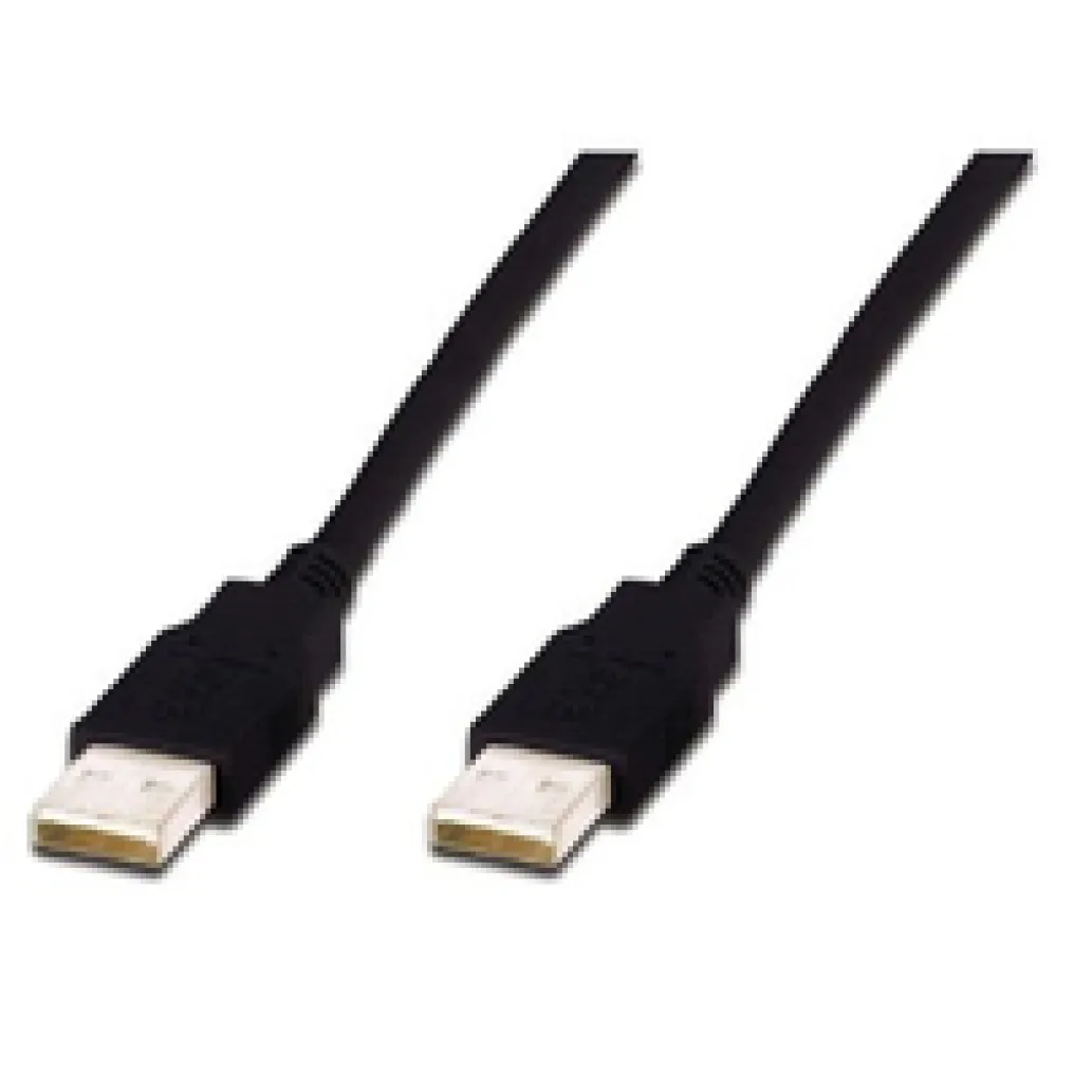 Kabel USB 2.0 A => A 5,00m Digitus dvojno oklopljen
