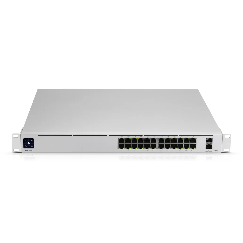 STIKALO 24-PORT UBIQUITI UniFi 100/1000 1000 PoE+ Managed Rackmount (USW-Pro-24-POE)
