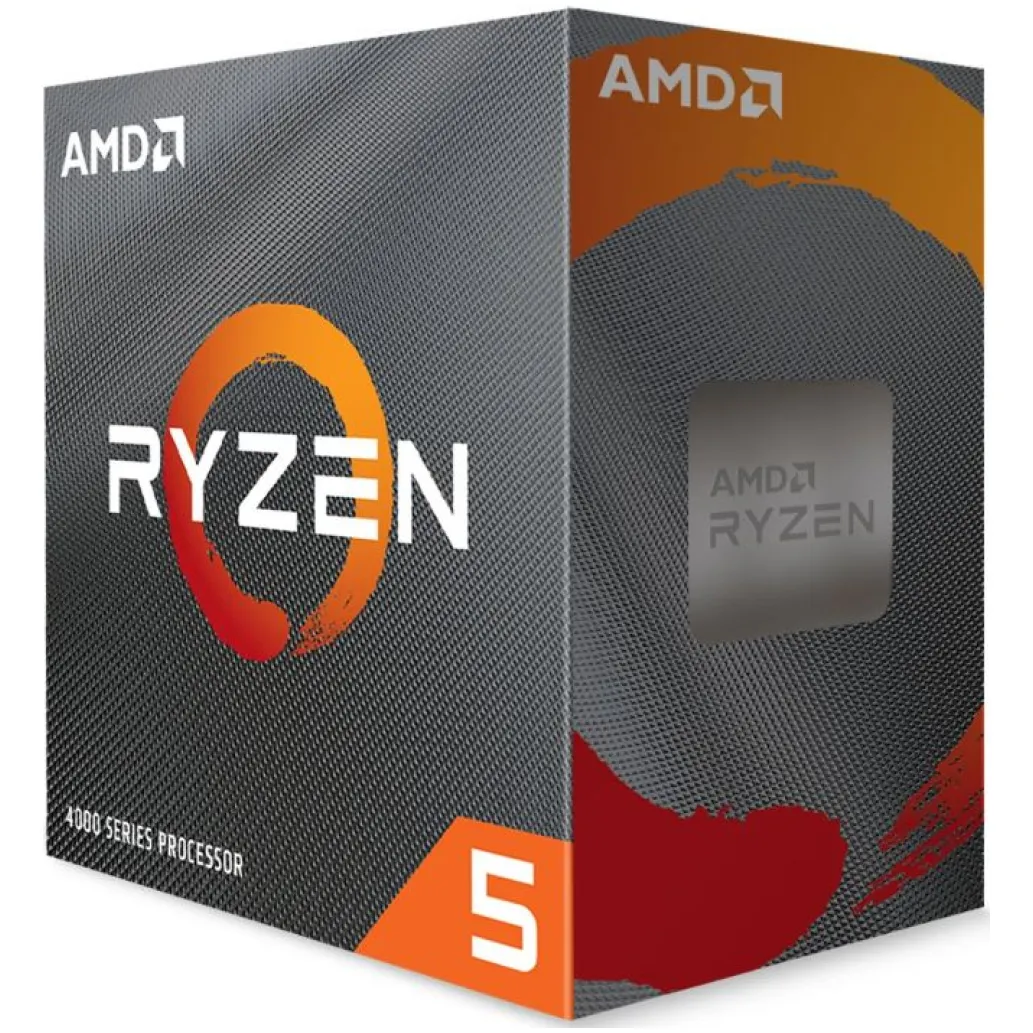 Procesor AMD AM4 Ryzen 5 4500 6C/12T 3,6GHz/4,1GHz BOX 65W brez grafike Wraith Stealth hladilnik