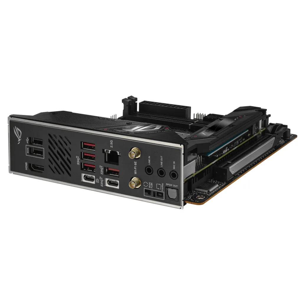 Osnovna plošča AM5 ASUS ROG STRIX B650E-I GAMING WIFI 6E DDR5 mini-ITX (90MB1BI0-M0EAY0)