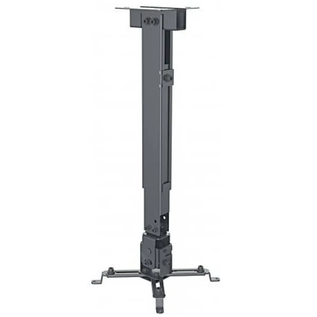 Nosilec stenski za projektor MANHATTAN, 20kg, 43-65 cm, naklon ±15 - črn
