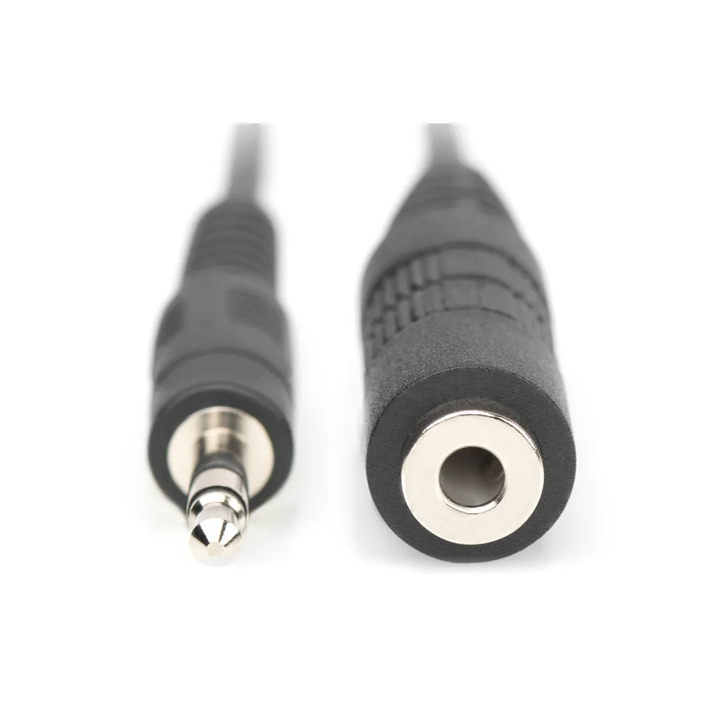 Kabel Audio 3,5mm M => 3,5mm Ž podaljšek 2,50m Digitus (AK-510200-030-S)