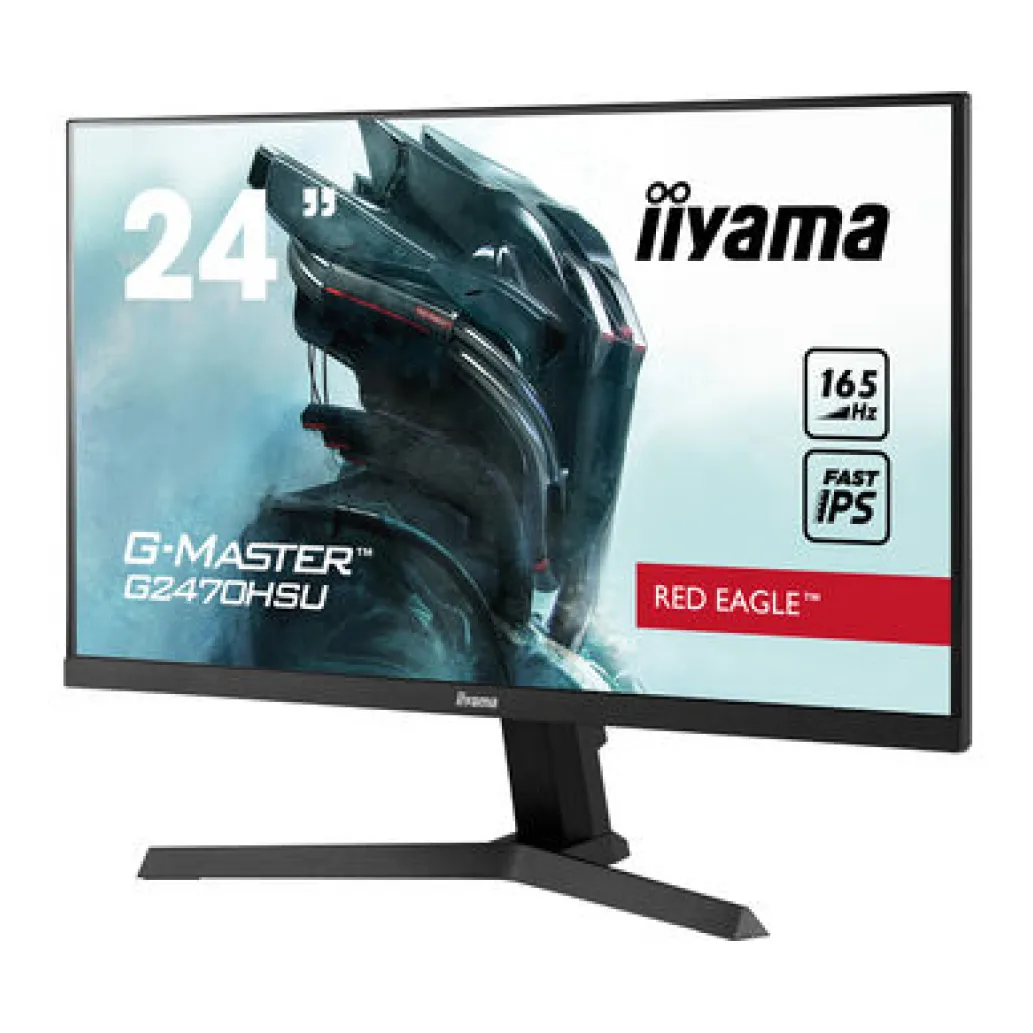 Monitor Iiyama 60,5 cm (23,8") GB2466HSU-B1 1920x1080 Curved Gaming 165Hz VA 1ms 2xHDMI DisplayPort 2xUSB2.0 HAS Zvočniki FreeSync Premium