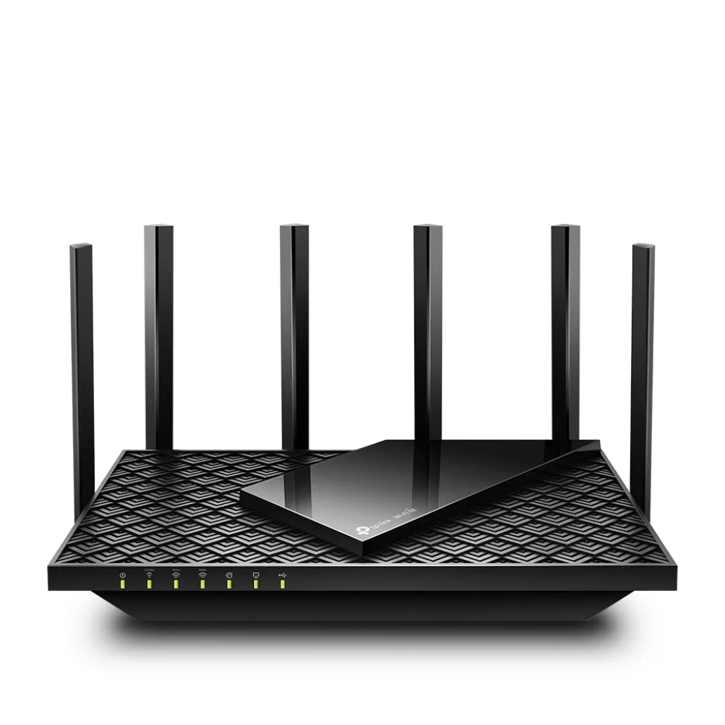 Usmerjevalnik brezžični TP-Link Archer WiFi6E 802.11ax AX5400 2402Mbit/s triband MESH OFDMA 4xLAN 6x antena (ARCHER AXE75)