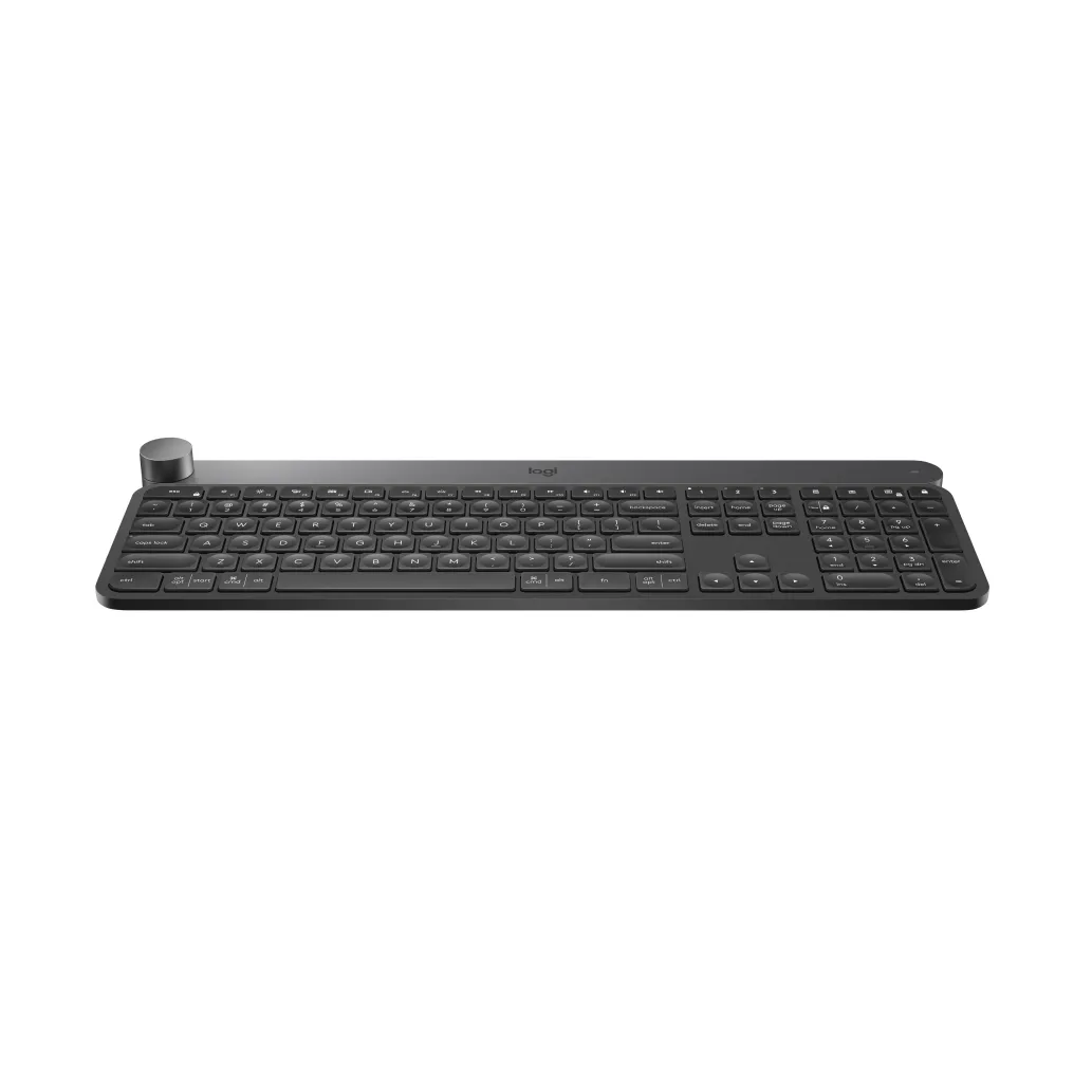 Tipkovnica brezžična Logitech Craft Advanced US international | SLO gravura siva LED osvetlitev (920-008504)