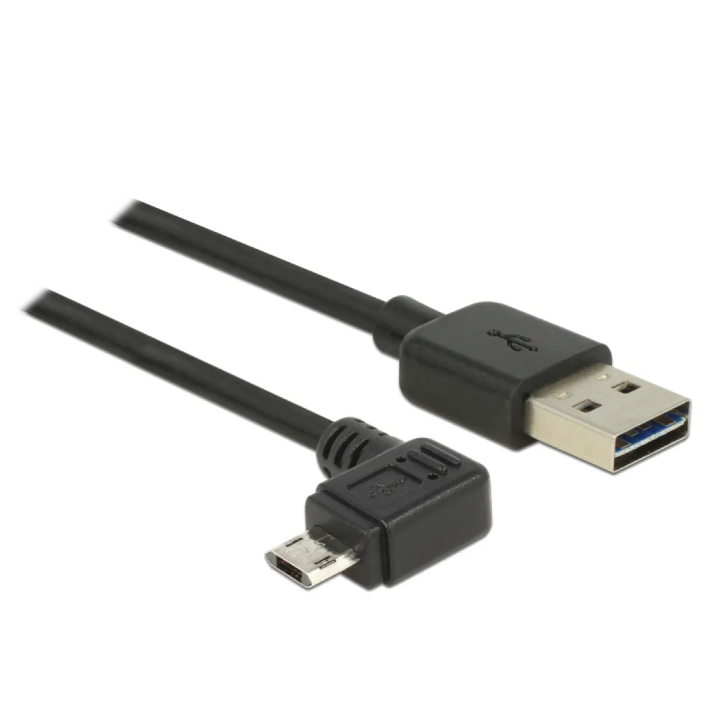 Kabel Delock USB-A => USB-B micro kotni EASY 5,0m obojestranski (85562)