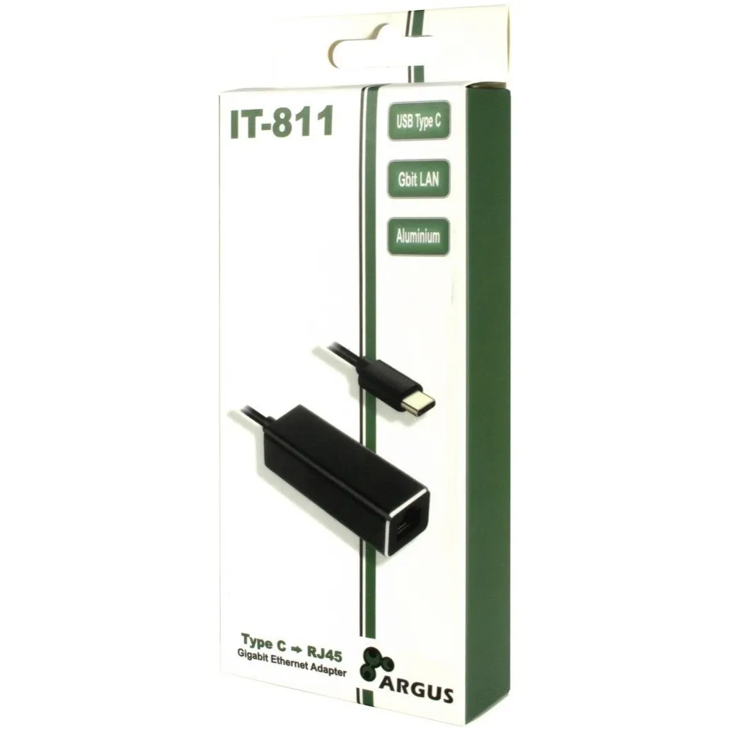 Mrežni adapter USB-C => LAN RJ45 100/1000 Inter-Tech Argus (88885438)