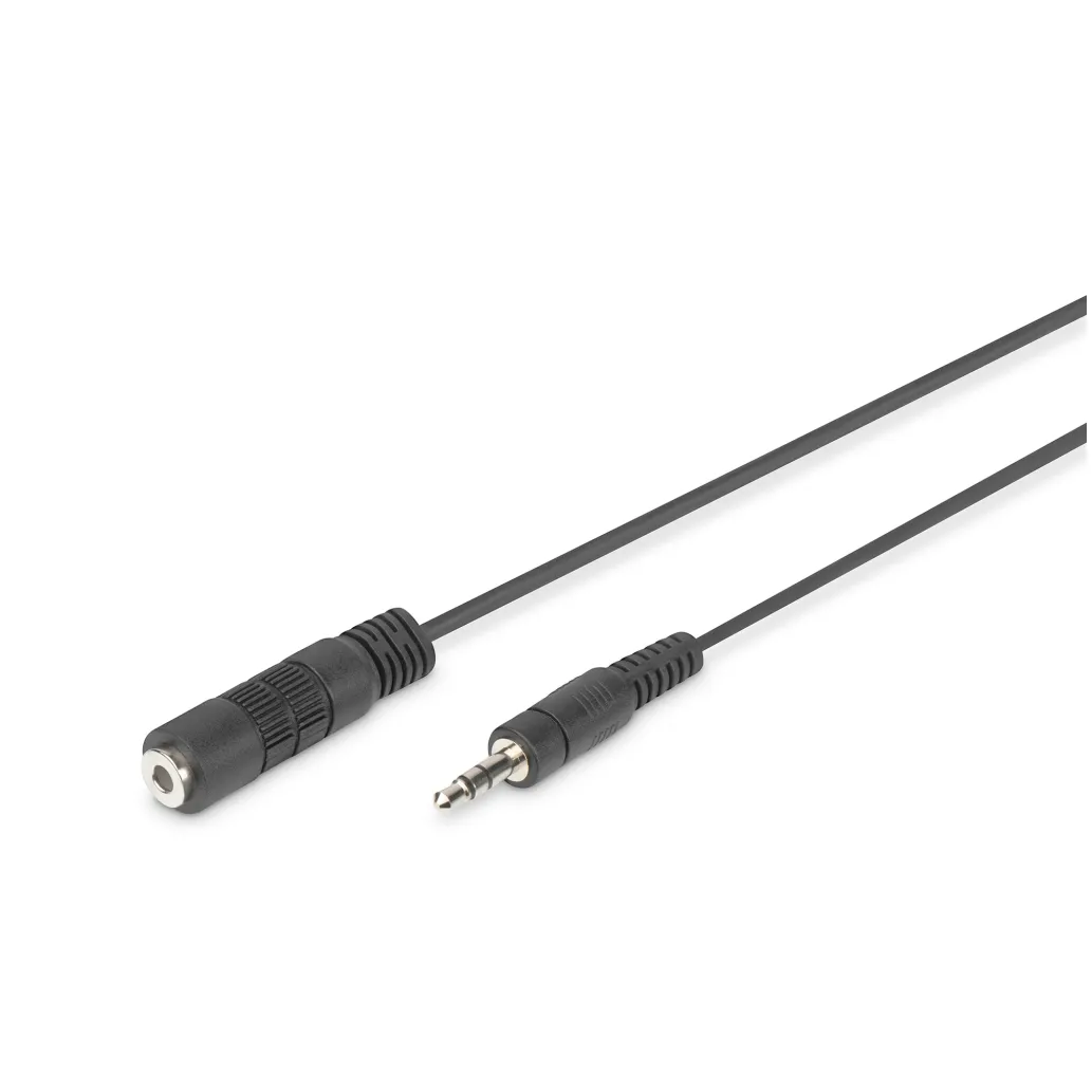 Kabel Audio 3,5mm M => 3,5mm Ž podaljšek 2,50m Digitus (AK-510200-030-S)