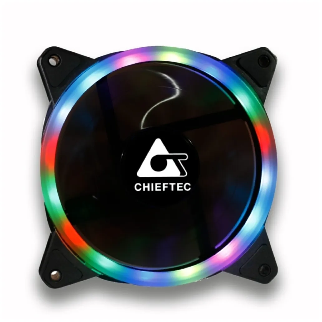 Ventilator Chieftec AF-12RGB 120mm, črna RGB