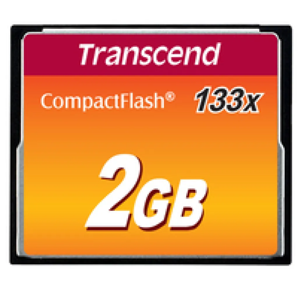 FLASH CompactFlash CF 2GB Transcend (TS2GCF133)