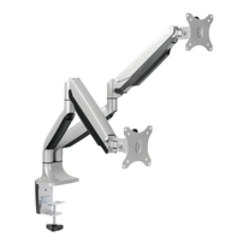 Nosilec za LCD monitor dvojni 13"-23" do 9kg na roko - pritrditev na rob mize LogiLink (BP0043)