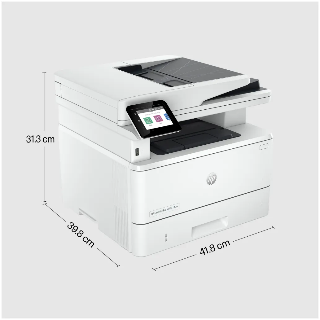 Tiskalnik multifunkcijski laserski ČB HP LaserJet Pro 4102fdw A4 duplex tisk duplex skeniranje faks USB LAN WiFi 40ppm (2Z624F#B19)