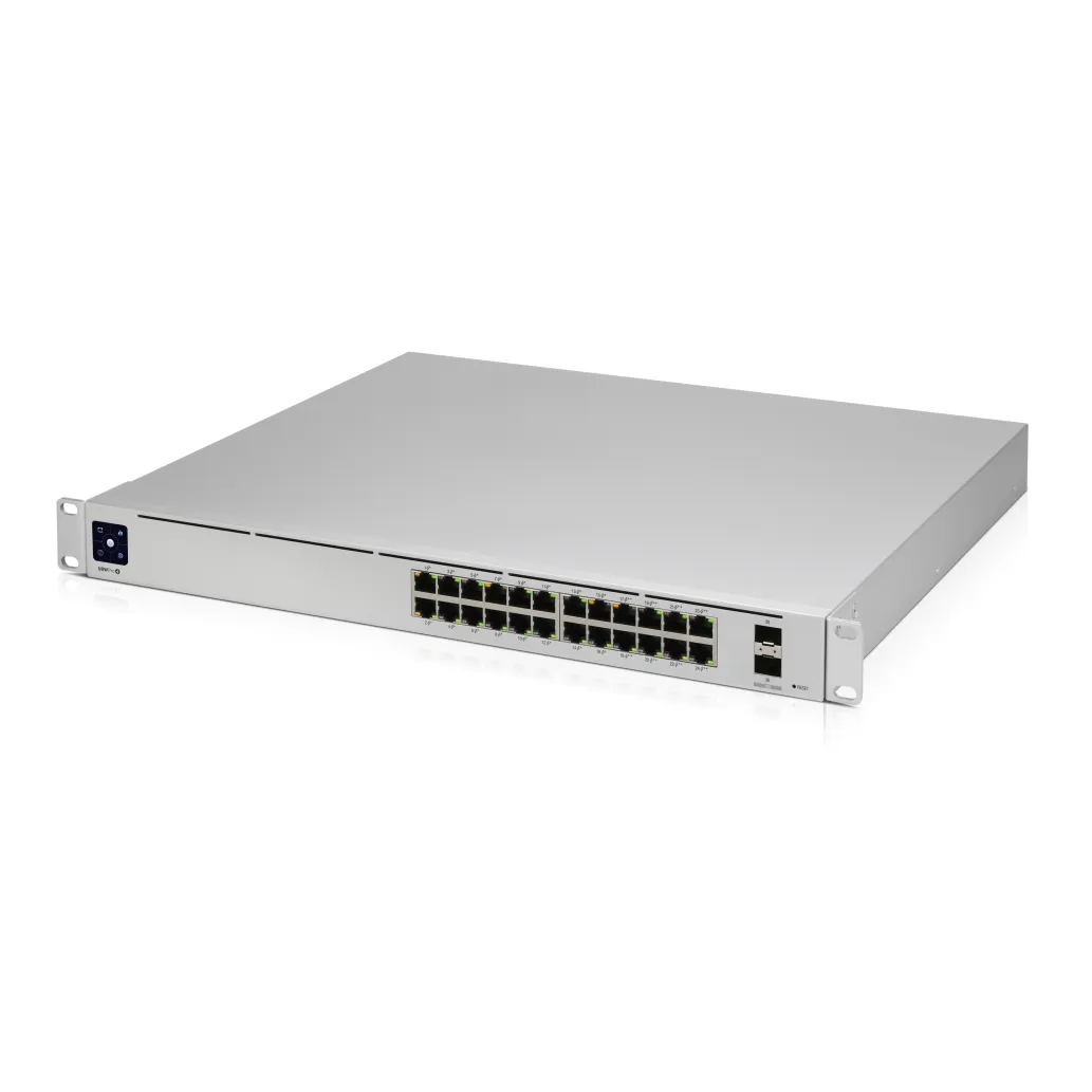 STIKALO 24-PORT UBIQUITI UniFi 100/1000 1000 PoE+ Managed Rackmount (USW-Pro-24-POE)
