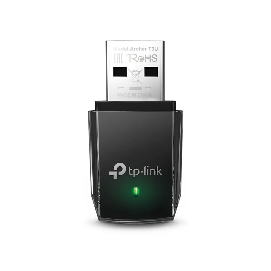 Brezžični mrežni adapter USB 3.0 TP-Link WiFi5 802.11ac AC1300 867Mbit/s Dualband MU-MIMO Nano (Archer T3U)