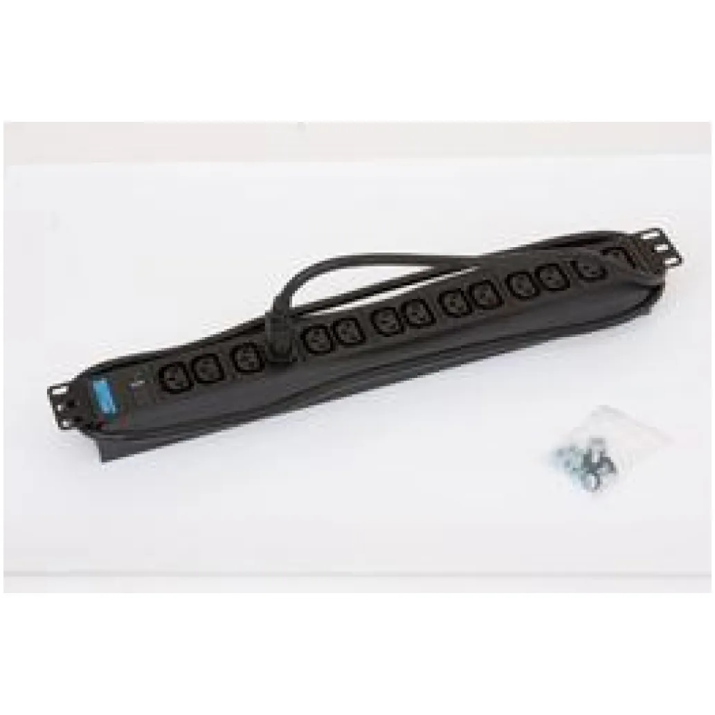 Razdelilec Triton 2,00m 14xEuro C13 ALU rack 1U 19" (RAB-PD-X09-A1)