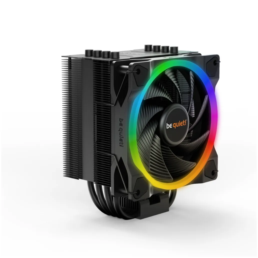 Zračni hladilnik be quiet! Pure rock 2 FX - 24,4 dB 155mm RGB črna (BK033)