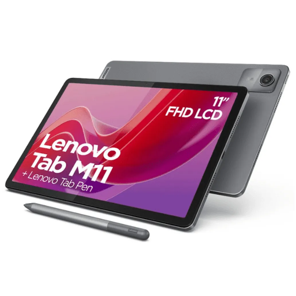 Tablični računalnik 27,9 cm (11") Lenovo M11 4GB 128GB eMMC USB-C Android 13 siva Reža za pomnilniško Kartico microSD (ZADA0095IT)