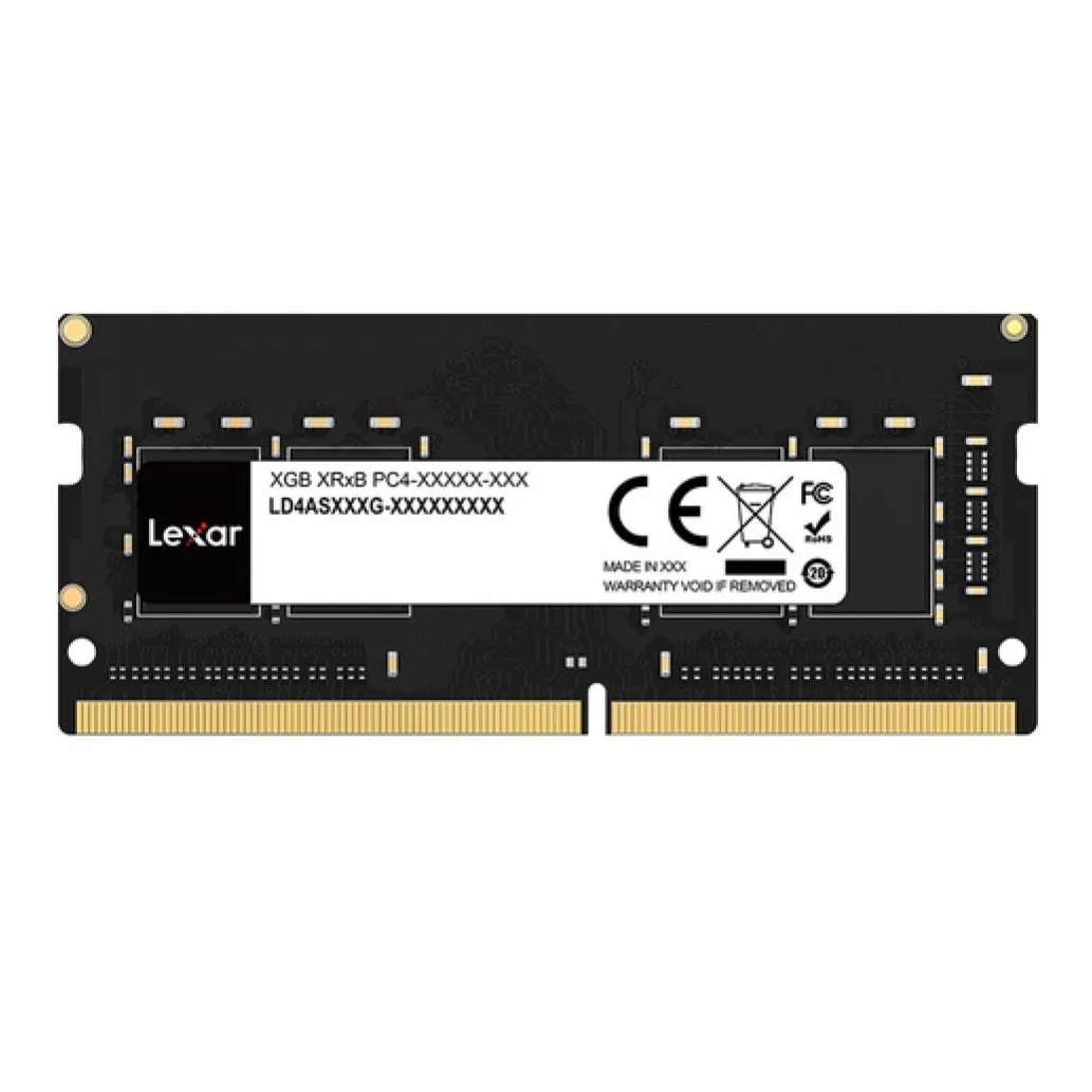 So-dimm ddr4 32gb 3200mhz cl19 single (1x32gb) lexar 1,2v  (ld4as032g-b3200gsst) - spletna trgovina molek. Si