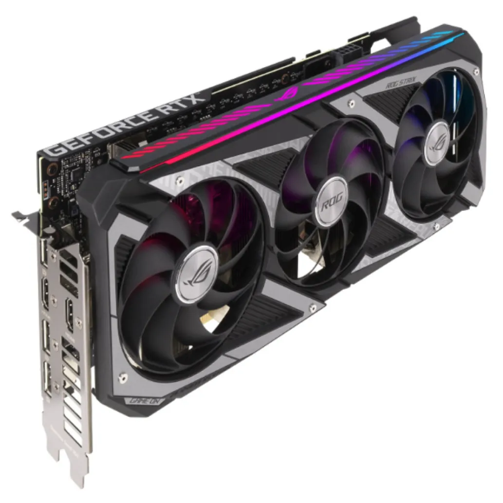 nVidia RTX3060 12GB GDDR6 Asus ROG STRIX Gaming LHR 2x HDMI 3x DisplayPort 3xFAN (90YV0GC2-M0NA10)