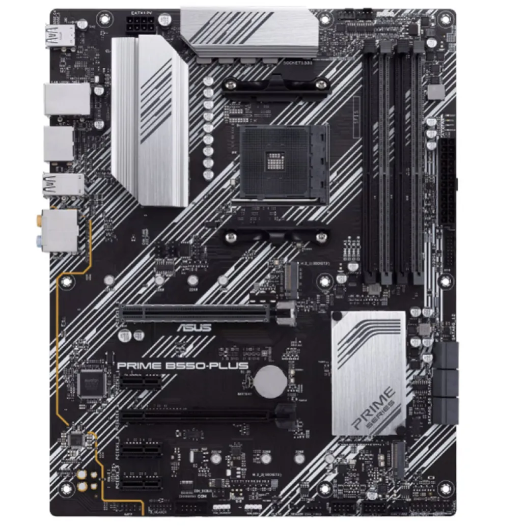 Osnovna plošča AM4 Asus PRIME B550-PLUS ATX 1xHDMI 2.1 1xDisplayPort 1.2