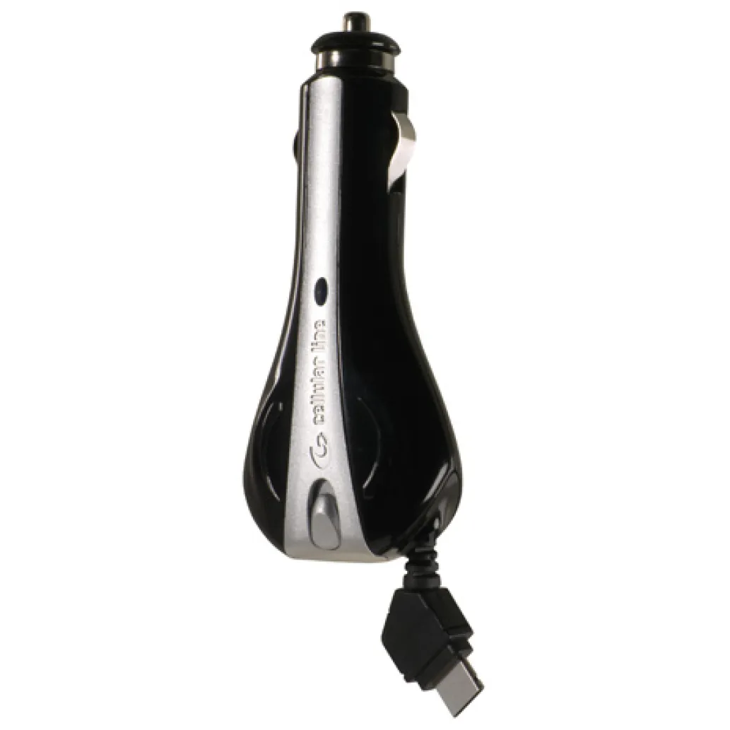 Avtopolnilec 12/24V z izvlečnim kablom micro USB Cellular Line