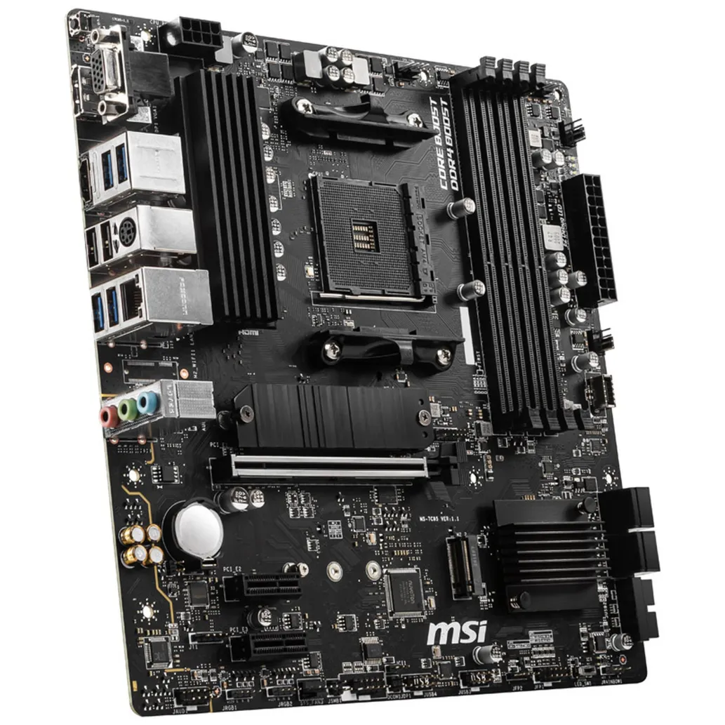 Osnovna plošča AM4 MSI B550M PRO-VDH microATX 1xVGA 1xHDMI 1xDisplayPort