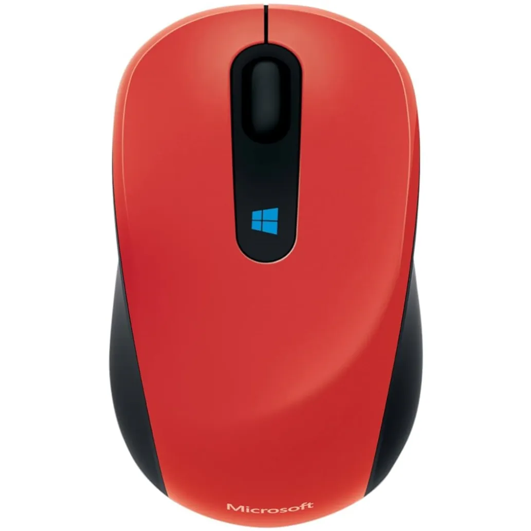Miš brezžična Microsoft Mobile Sculpt M 1000DPI rdeča (43U-00026)