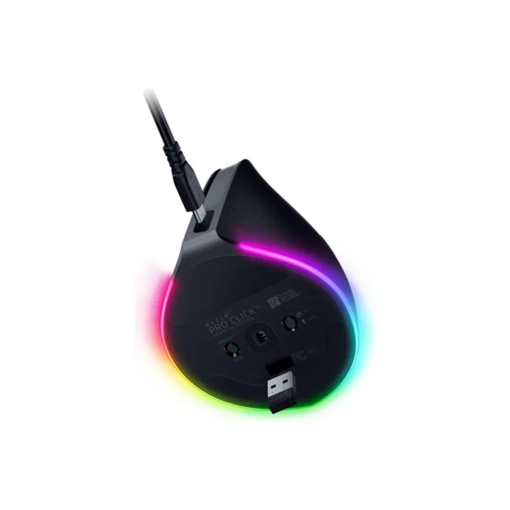 Miš brezžična + Bluetooth USB-C Razer Pro Click V2 Vertical 30000DPI črna (RZ01-05250100-R3G1)