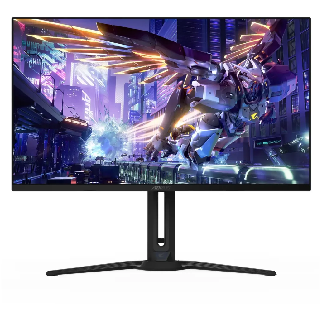Monitor GigaByte 80 cm (31,5") FO32U2P 3840x2160 Gaming 240Hz OLED 3ms 2xHDMI DisplayPort USB-C 18W DP-Out 2xUSB3.2 Pivot Zvočniki 2x5W DCI-P3-99% FreeSync Premium KVM HDR400 Aorus