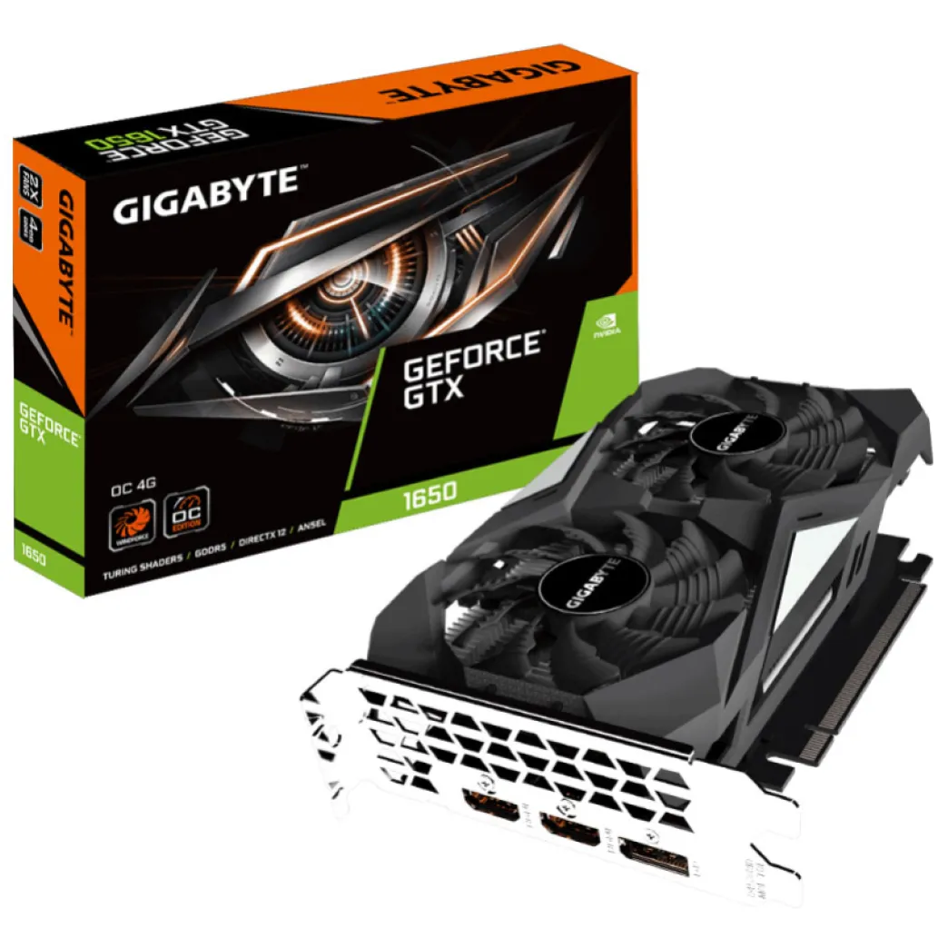 nVidia GTX1650 4GB GDDR5 Gigabyte OC 2x HDMI 1x DisplayPort (GV-N1650OC-4GD)