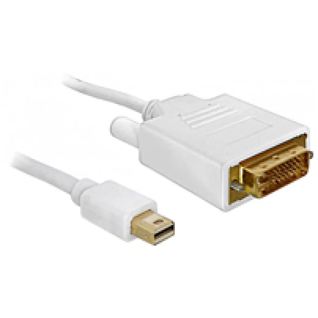 Kabel DisplayPortmini(m)=>DVI(m) 1,00m bel Delock (82641)