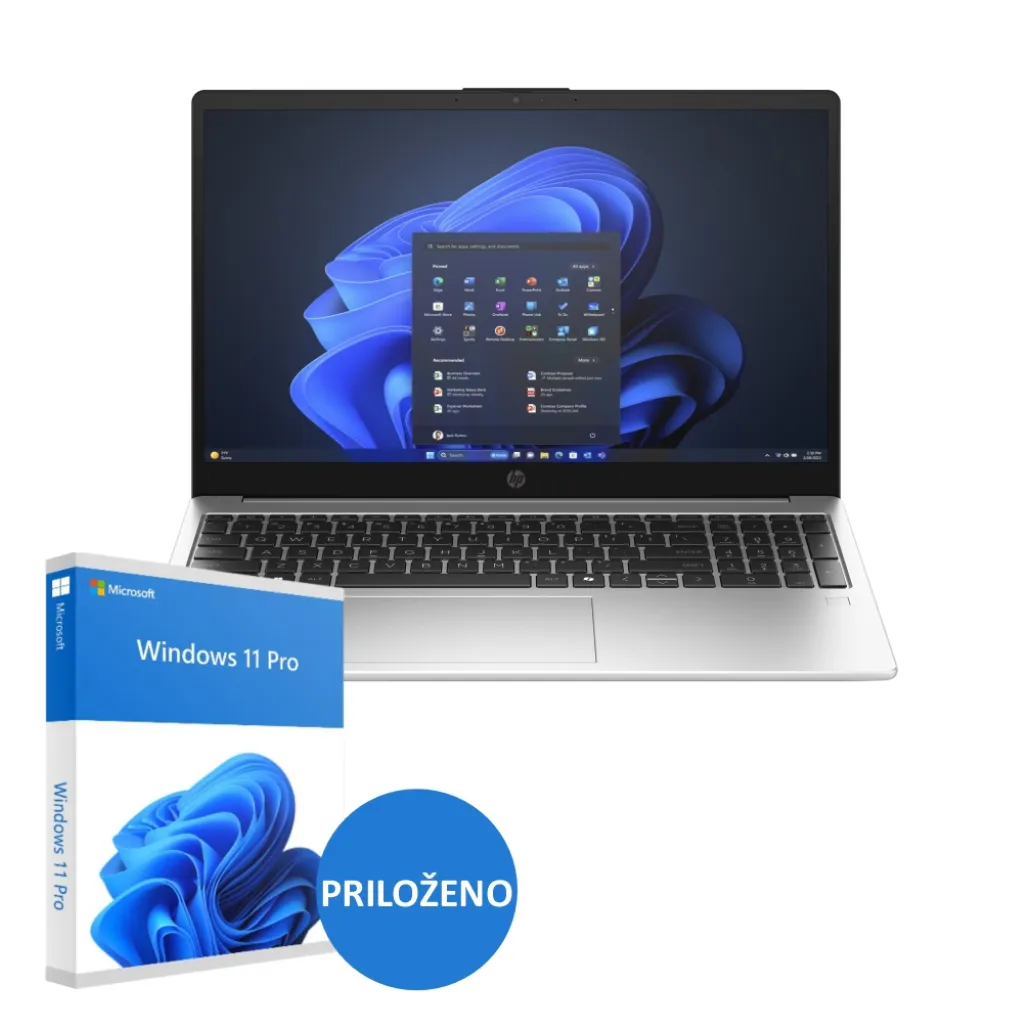 Prenosnik HP 39,6 cm (15,6") 250R G10 1920x1080 SVA 250nit Core 5-120U/16GB/512GB/Intel Graphics/Win11Pro DSP (D13J3ET-W11P)