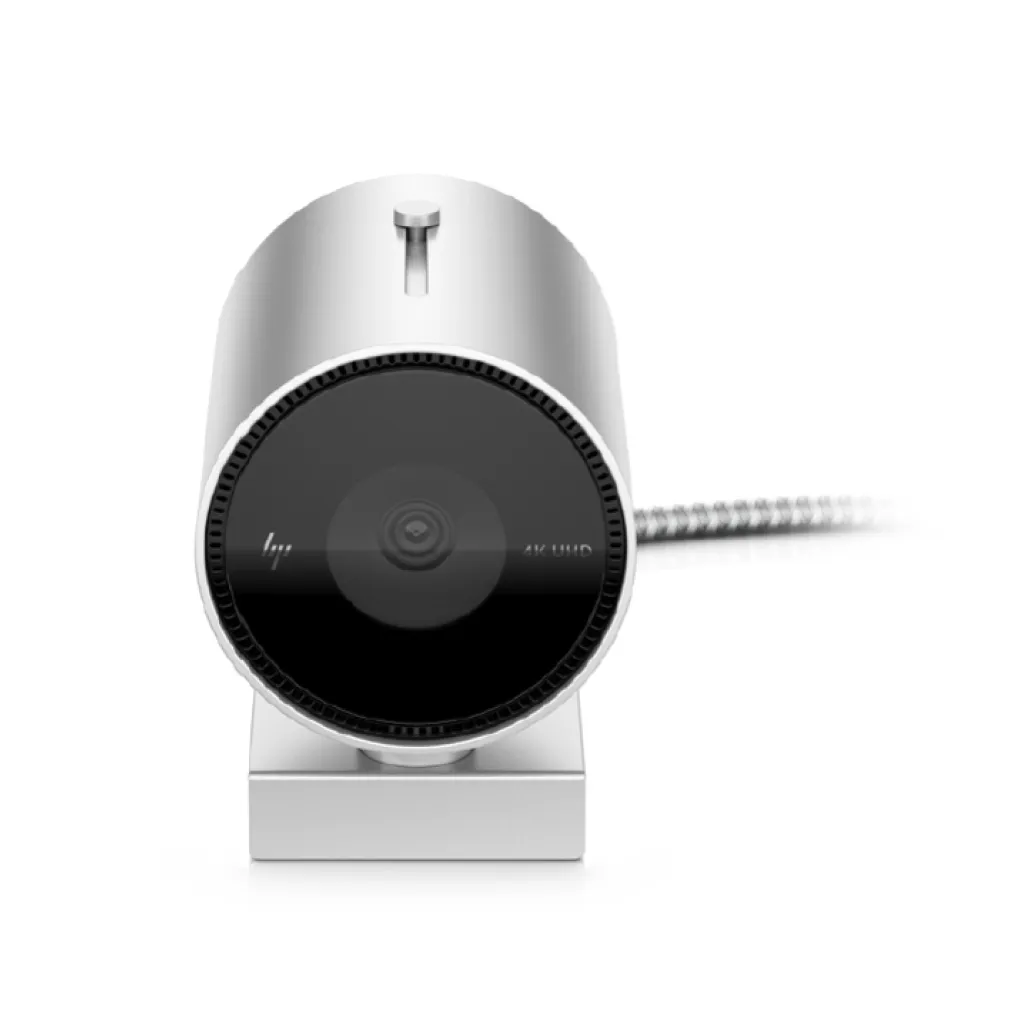 Spletna kamera HP HP 950 13MP 4K UHD 30FPS 102,7° USB srebrna AI autofokus pokrov za lečo (4C9Q2AA#ABB)