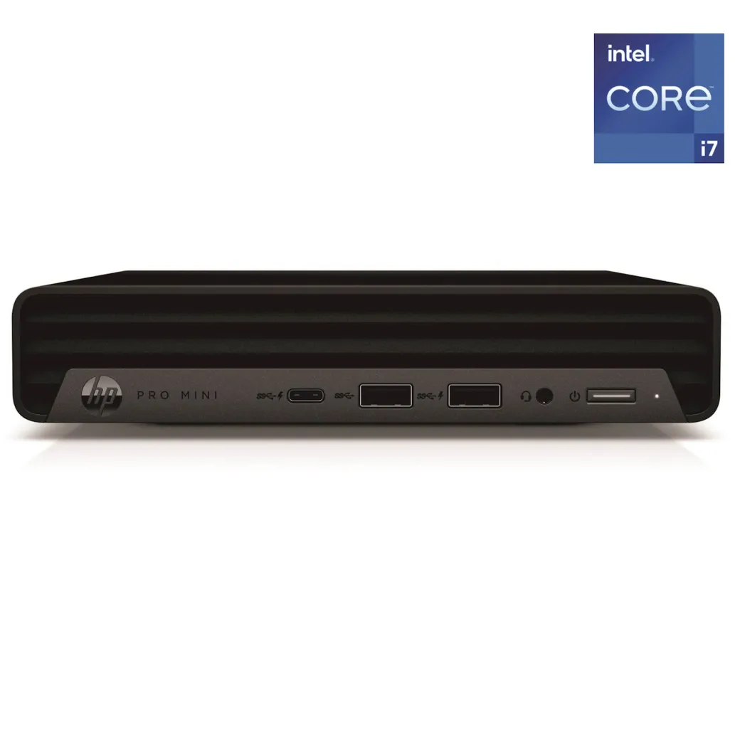 Računalnik HP Mini 400G9 i7-14700T/16GB/512GB/Intel 770 HDMI 2xDP 1xUSB-C/90W-89%/Win11Pro 9H708ET#BED