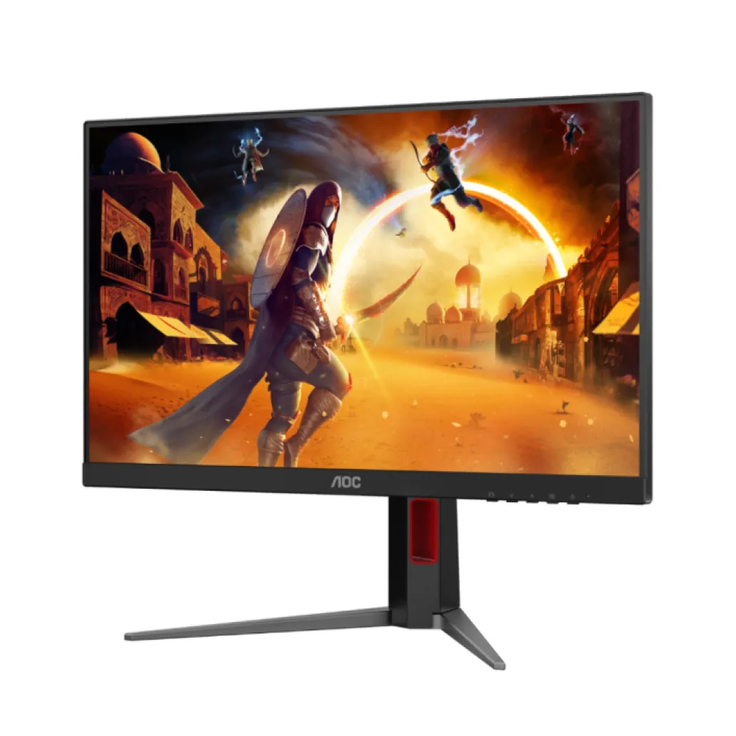 Monitor AOC 60,5 cm (23,8") 24G4HA 1920x1080 Gaming 200Hz Fast-IPS 5ms 2xHDMI DisplayPort Pivot Zvočniki DCI-P3-94% AdaptiveSync G-Sync Compatible HDR10 G4