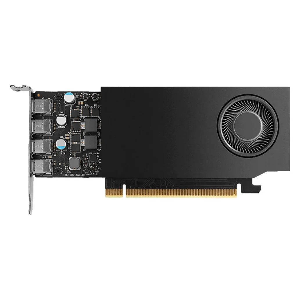 Grafična kartica RTX A400 PNY Low profile - 4GB GDDR6 | 4xmDisplayport 1.4a (priloženi adapterji) (VCNRTXA400-PB)