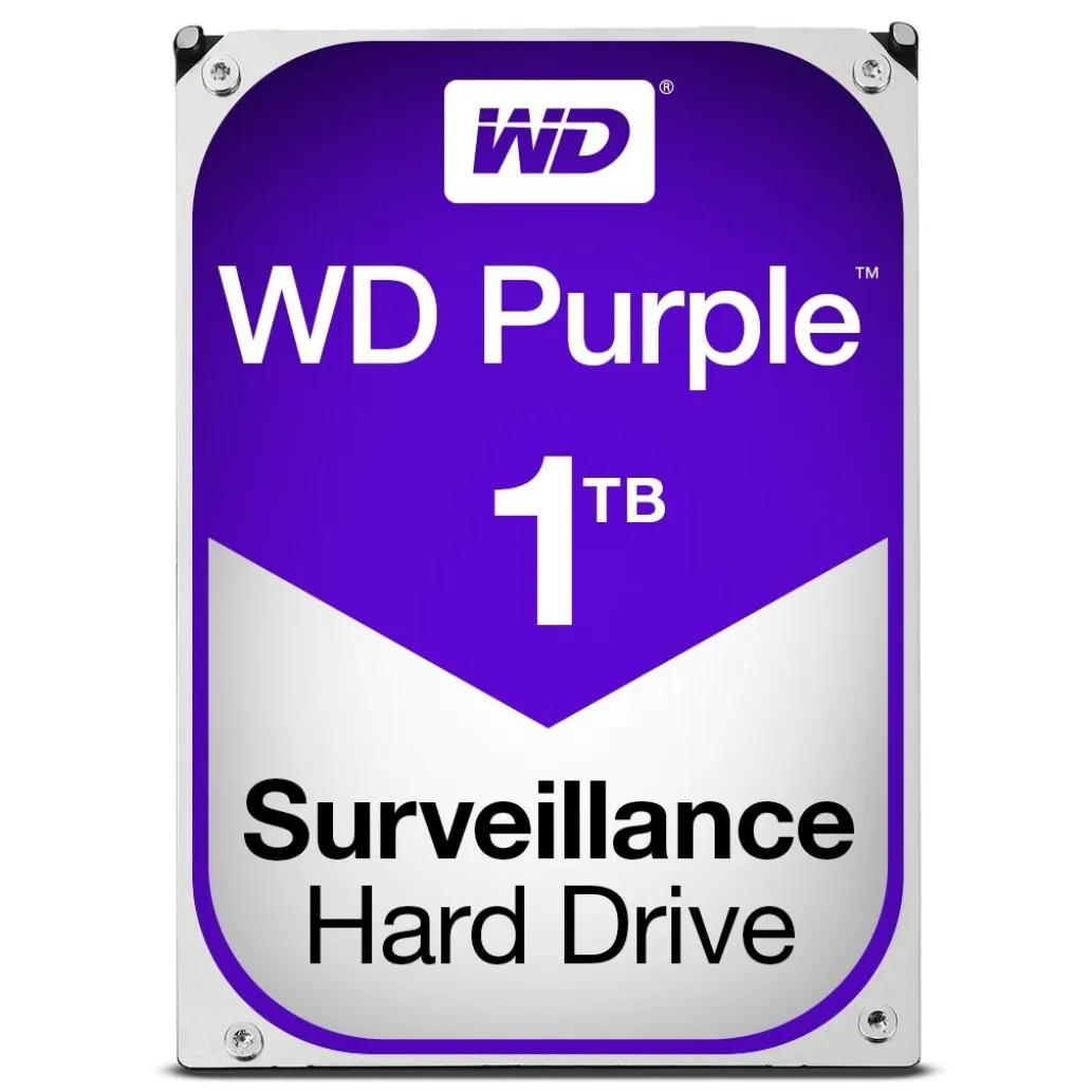 Trdi disk 3,5" 1TB SATA WD Purple 5400 vrtljajev 64MB (WD10PURZ)