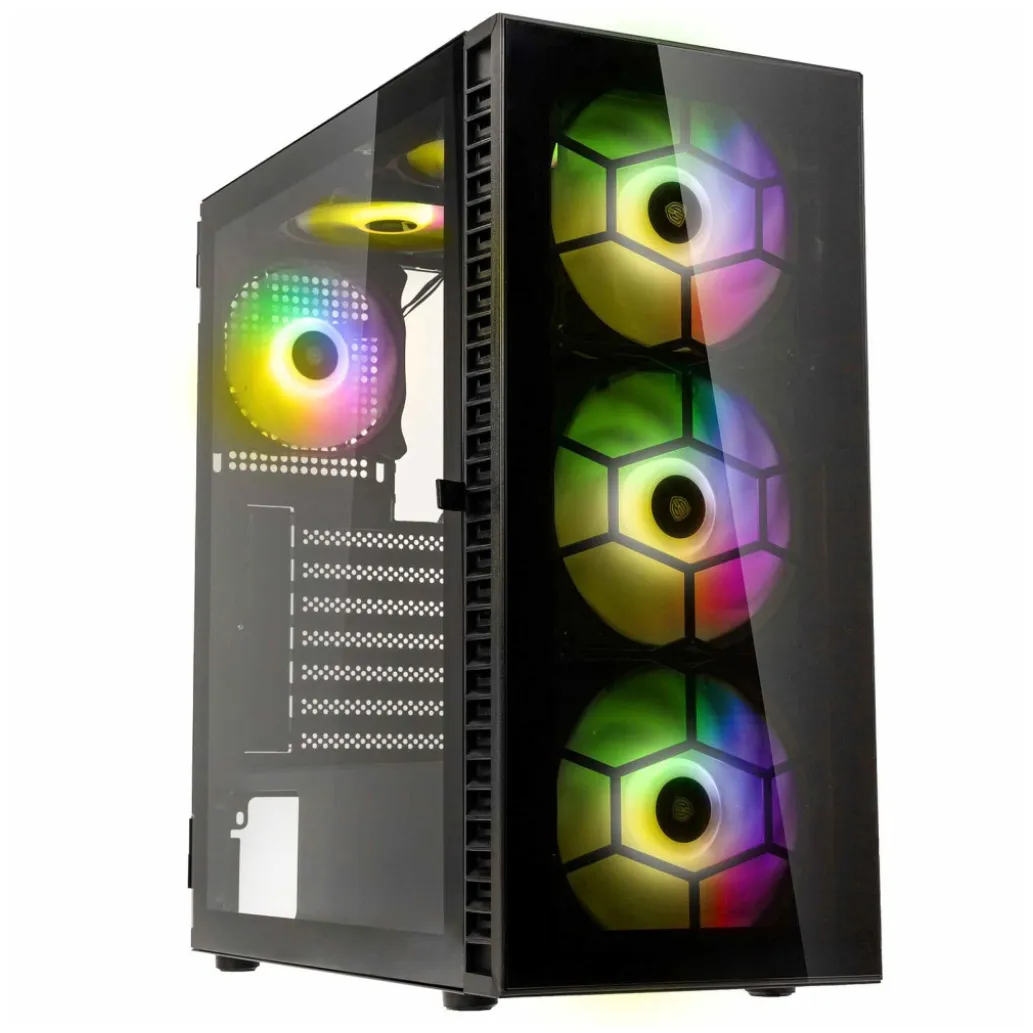Kolink observatory hf glass argb | atx | črno računalniško ohišje 1 Obsv-hfg komponentko